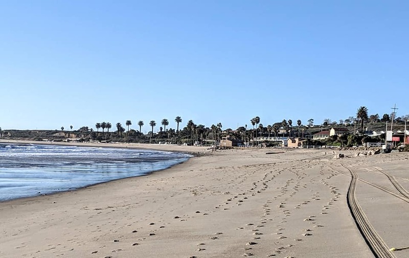 The beach at Oceanside, CA