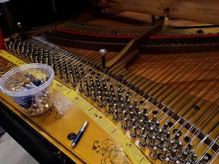 Restringing the Adam Schaaf Player Piano