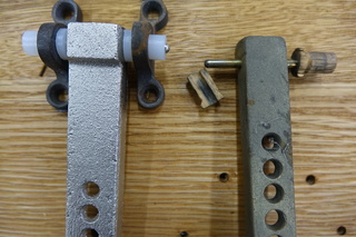 Old technology meets new:  Installing pedals on an upright piano