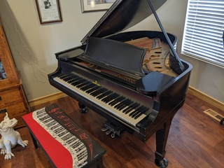 A Piano Finds a Home:  My Home!